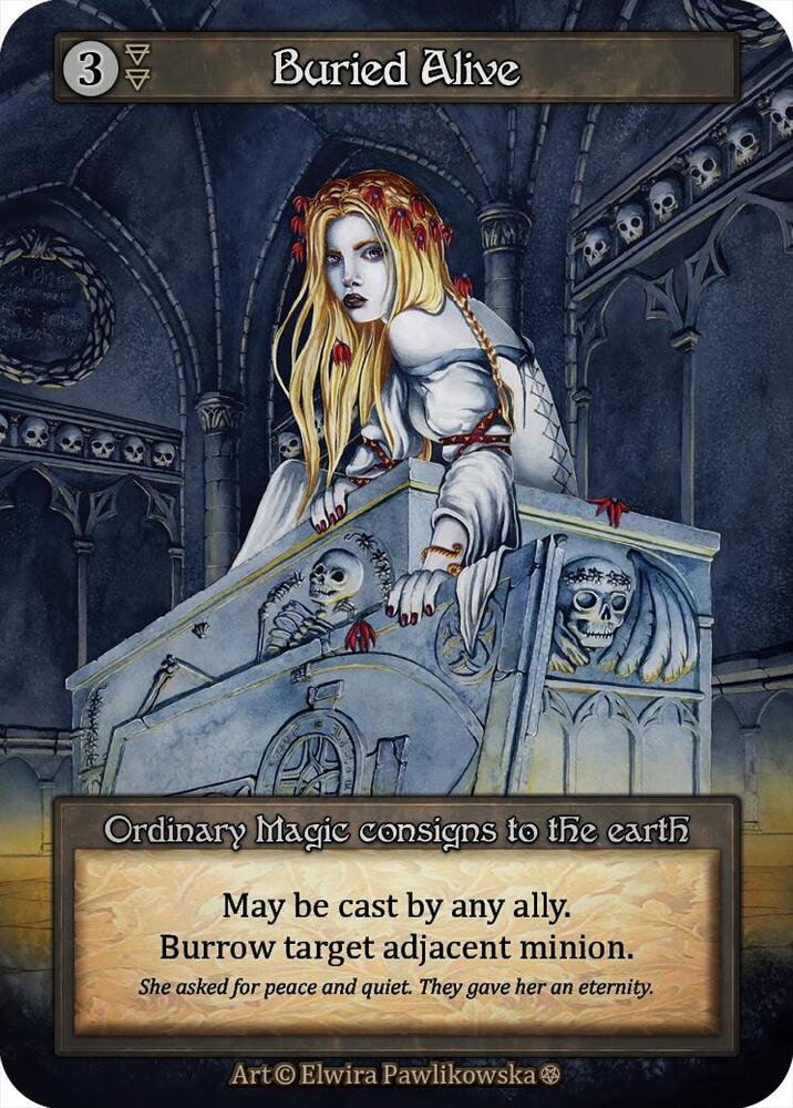 Sorcery: Contested Realm Gothic Buried Alive Ordinary Near Mint