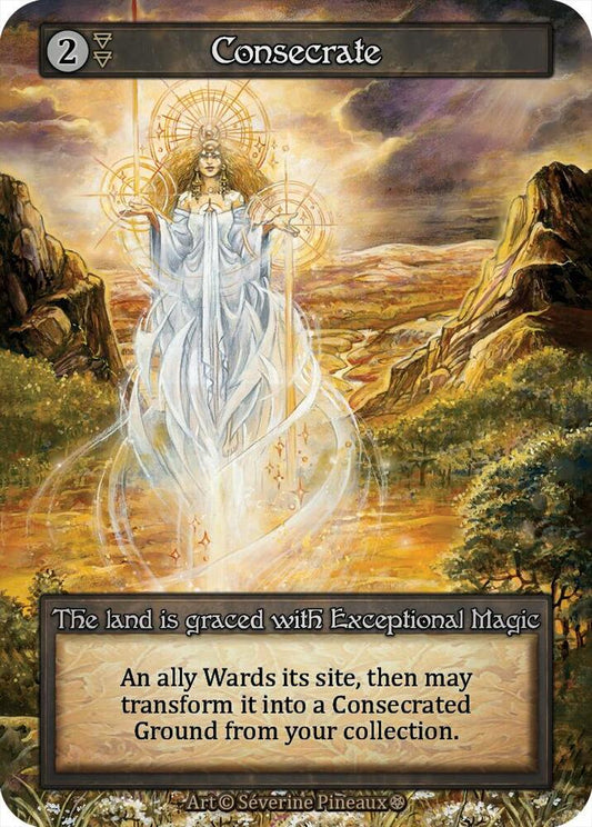 Sorcery: Contested Realm Gothic Consecrate Exceptional Near Mint