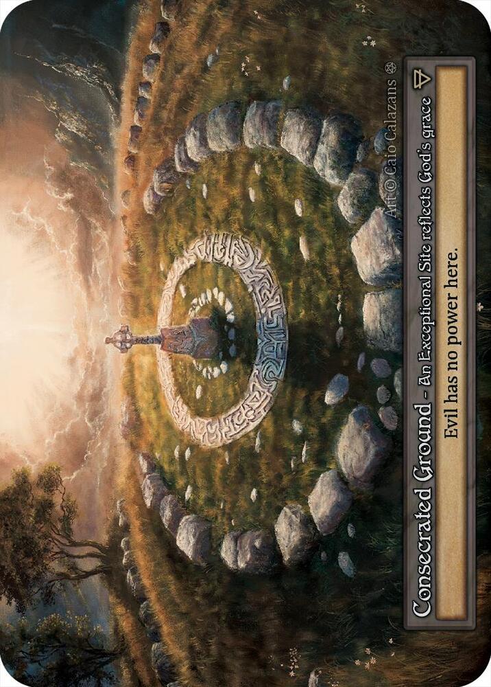 Sorcery: Contested Realm Gothic Consecrated Ground Exceptional Near Mint