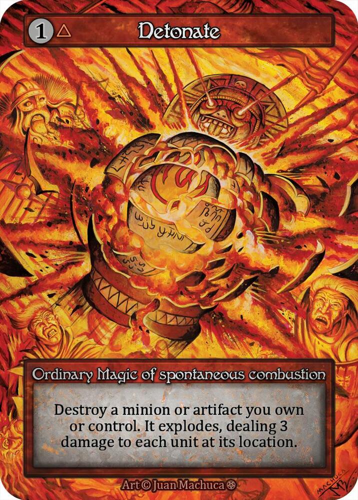 Sorcery: Contested Realm Gothic Detonate Ordinary Near Mint