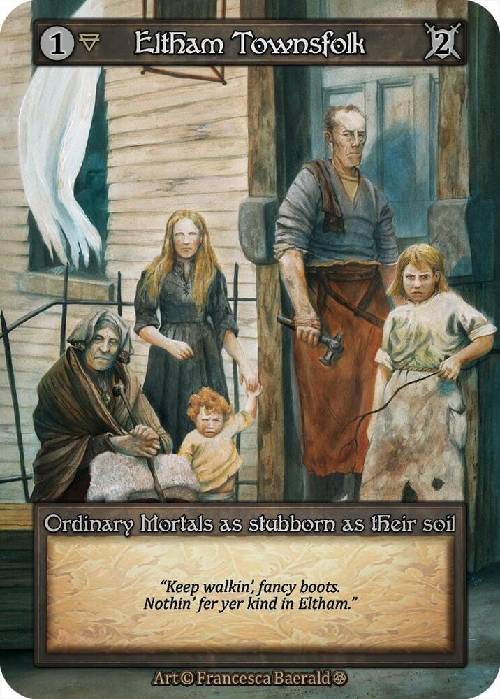 Sorcery: Contested Realm Gothic Eltham Townsfolk Ordinary Near Mint