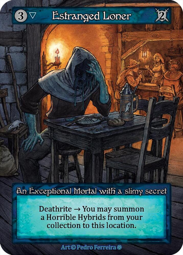 Sorcery: Contested Realm Gothic Estranged Loner Exceptional Near Mint