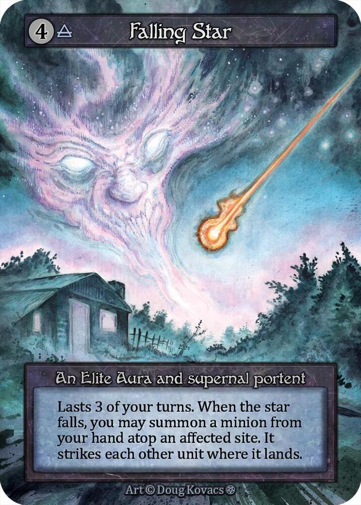 Sorcery: Contested Realm Gothic Falling Star Elite Near Mint