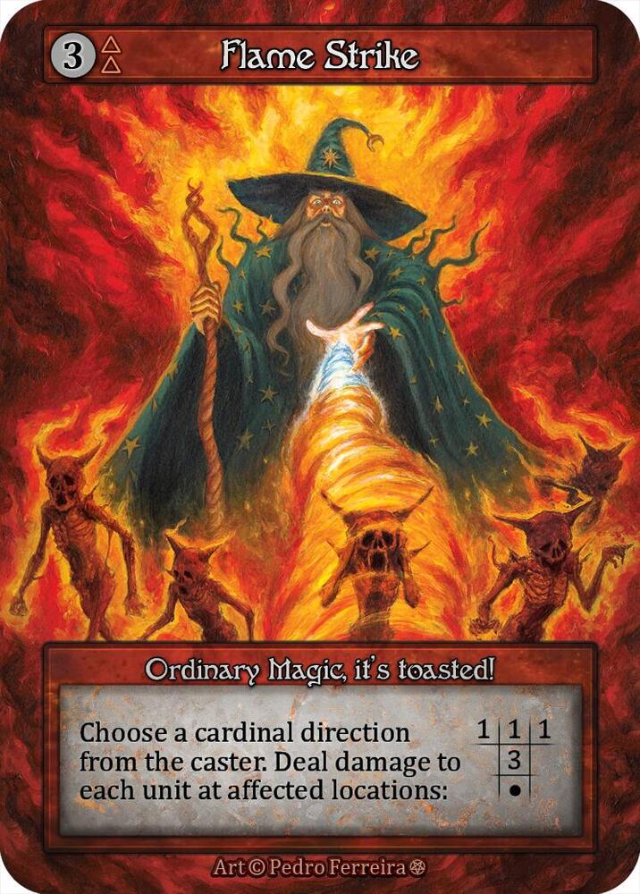 Sorcery: Contested Realm Gothic Flame Strike Ordinary Near Mint