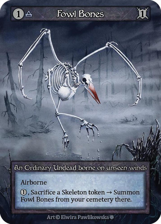 Sorcery: Contested Realm Gothic Fowl Bones Ordinary Near Mint