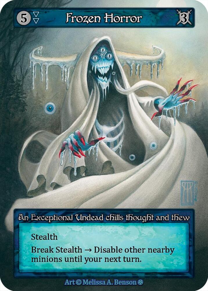 Sorcery: Contested Realm Gothic Frozen Horror Exceptional Near Mint