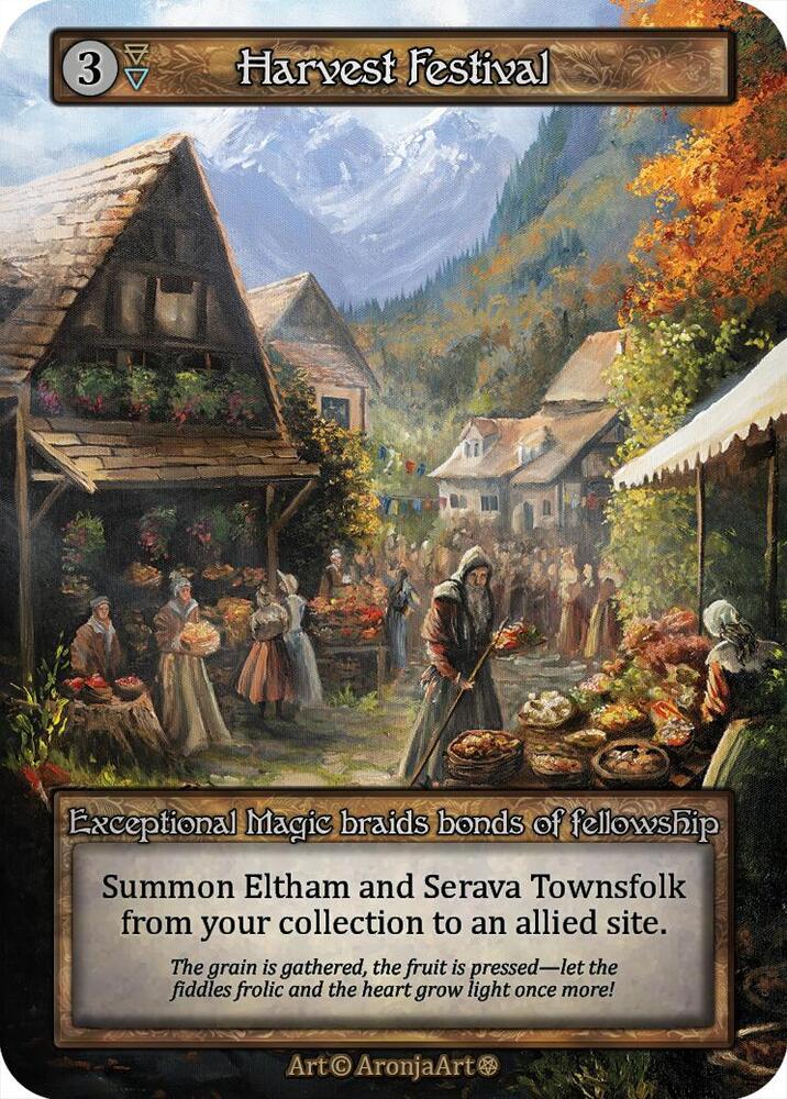 Sorcery: Contested Realm Gothic Harvest Festival Exceptional Near Mint