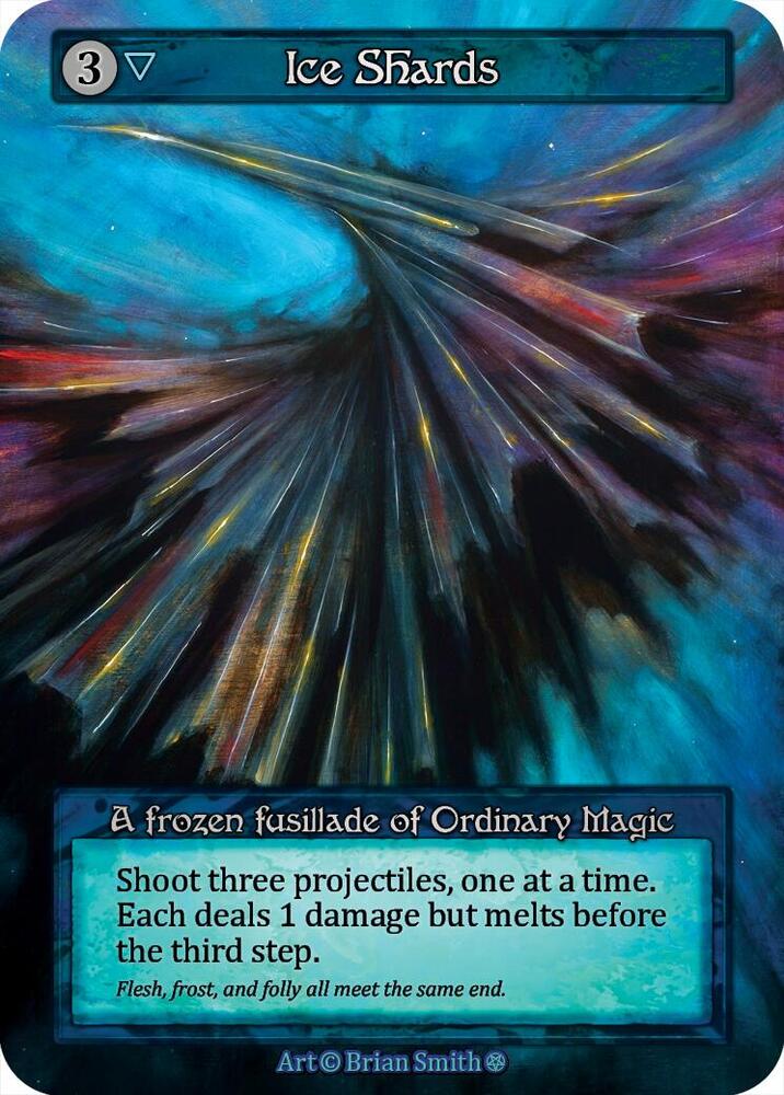 Sorcery: Contested Realm Gothic Ice Shards Ordinary Near Mint