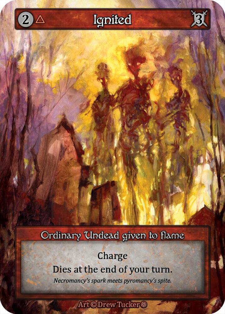 Sorcery: Contested Realm Gothic Ignited Ordinary Near Mint