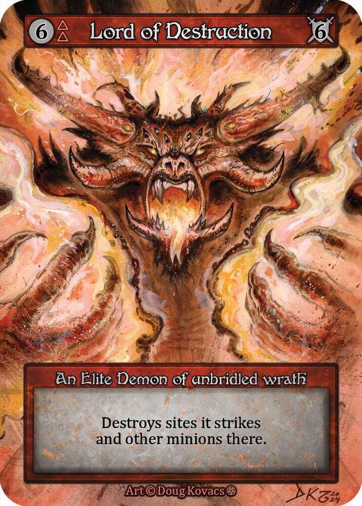 Sorcery: Contested Realm Gothic Lord of Destruction Elite Near Mint