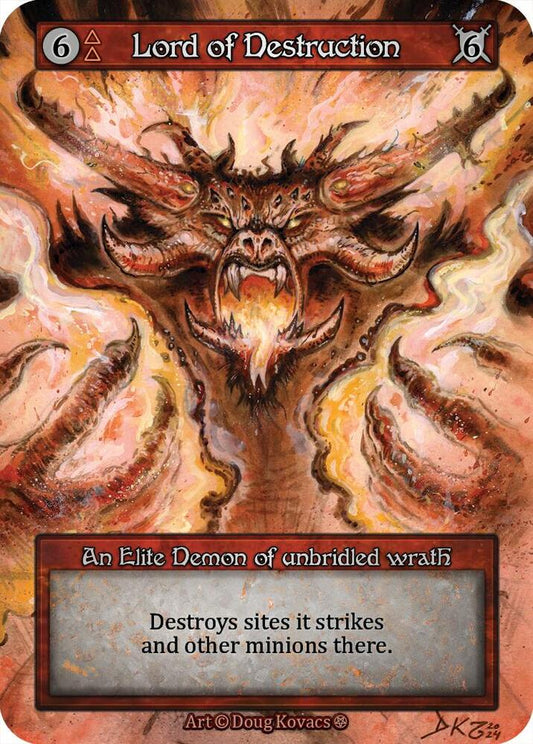 Sorcery: Contested Realm Gothic Lord of Destruction Elite Near Mint