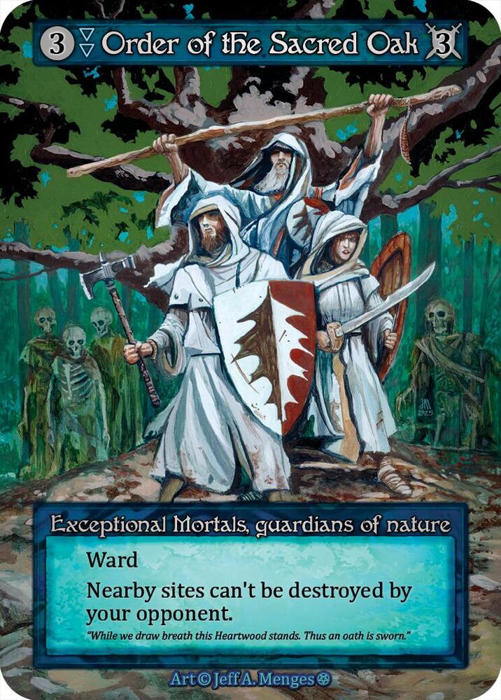 Sorcery: Contested Realm Gothic Order of the Sacred Oak Exceptional Near Mint