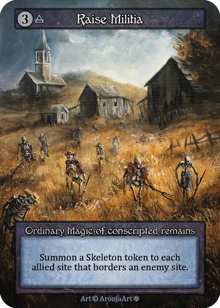 Sorcery: Contested Realm Gothic Raise Militia Ordinary Near Mint