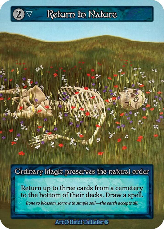 Sorcery: Contested Realm Gothic Return to Nature Ordinary Near Mint