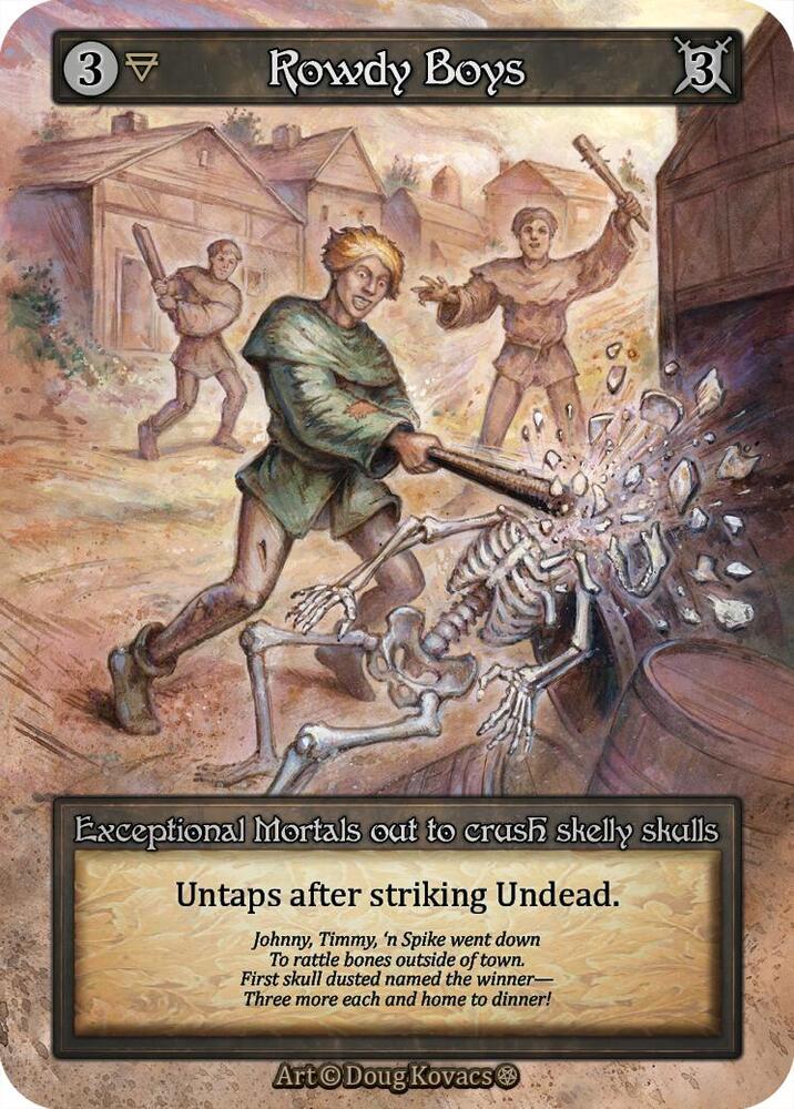 Sorcery: Contested Realm Gothic Rowdy Boys Exceptional Near Mint
