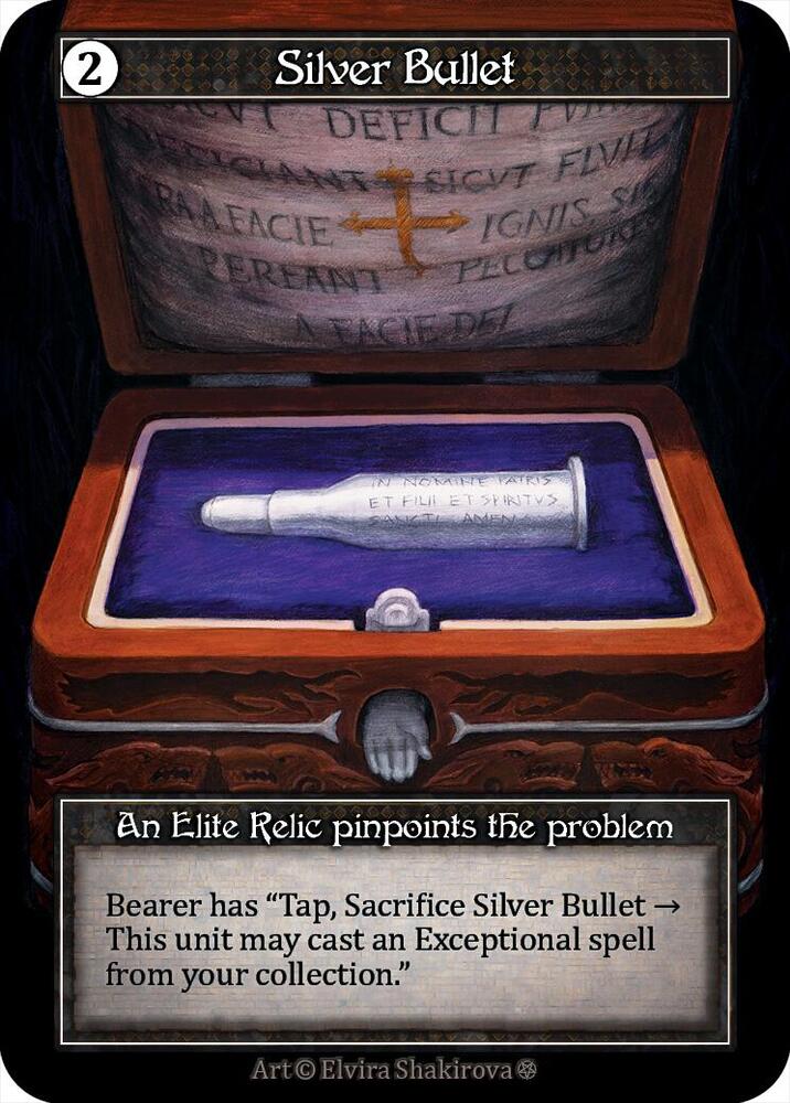 Sorcery: Contested Realm Gothic Silver Bullet (Foil) Elite Near Mint Foil