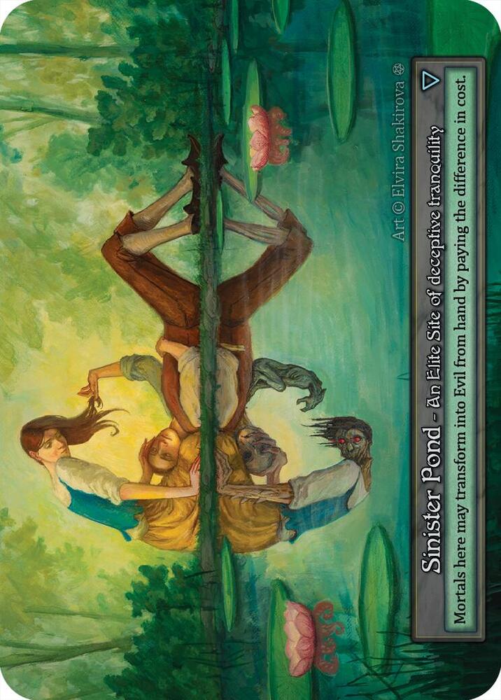 Sorcery: Contested Realm Gothic Sinister Pond Elite Near Mint