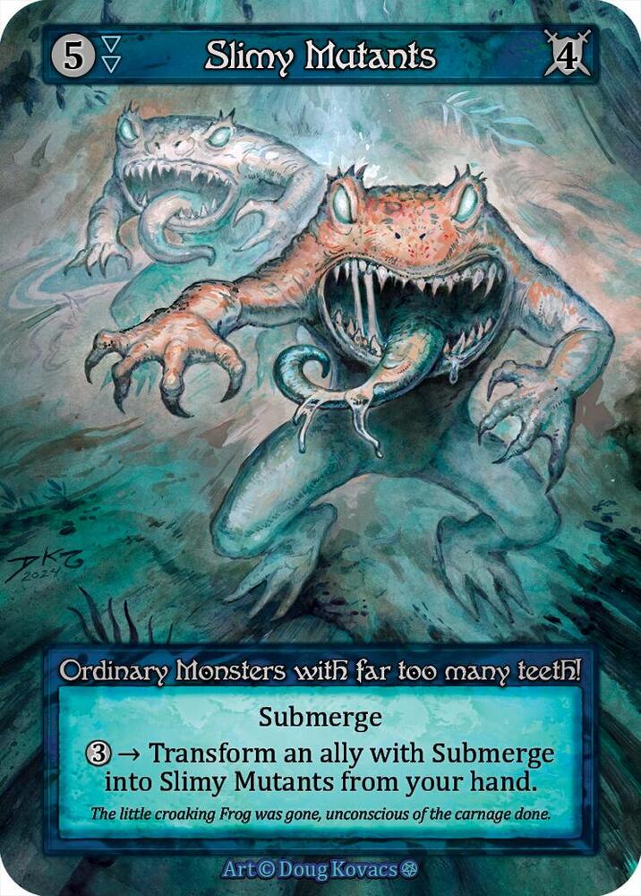 Sorcery: Contested Realm Gothic Slimy Mutants Ordinary Near Mint