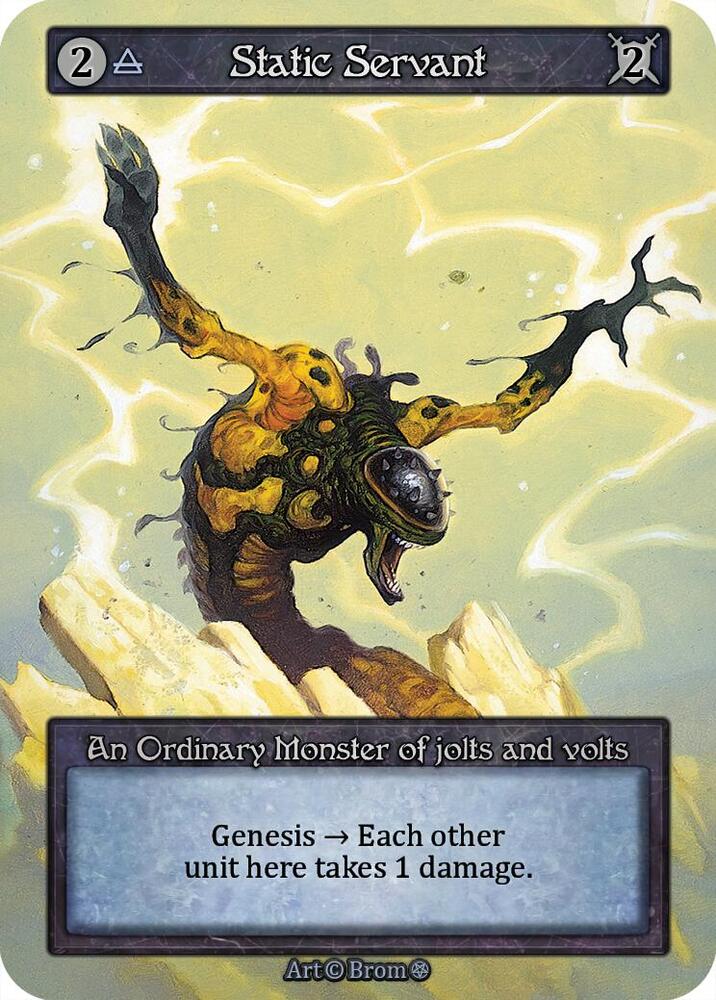 Sorcery: Contested Realm Gothic Static Servant Ordinary Near Mint