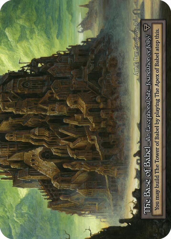 Sorcery: Contested Realm Gothic The Base of Babel Exceptional Near Mint