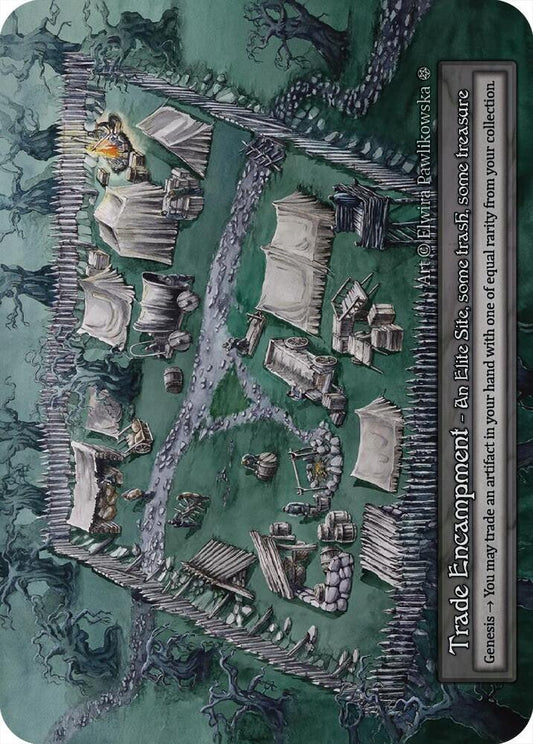 Sorcery: Contested Realm Gothic Trade Encampment Elite Near Mint