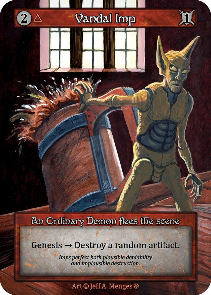 Sorcery: Contested Realm Gothic Vandal Imp Ordinary Near Mint