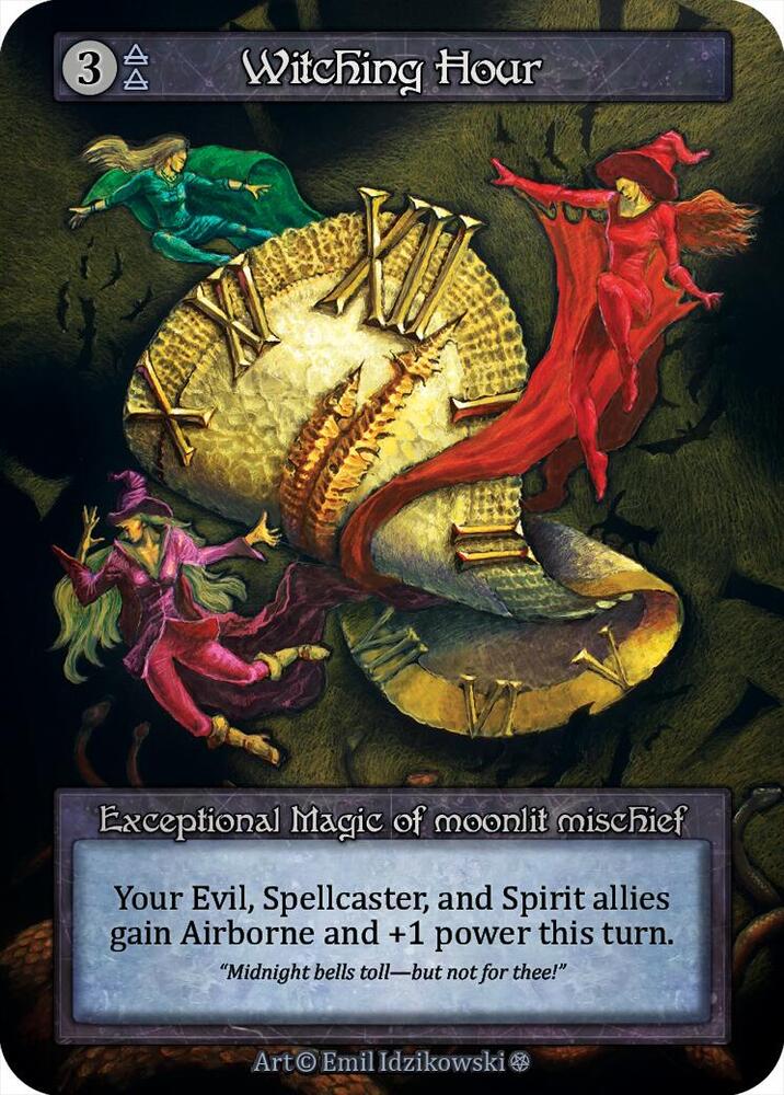 Sorcery: Contested Realm Gothic Witching Hour Exceptional Near Mint