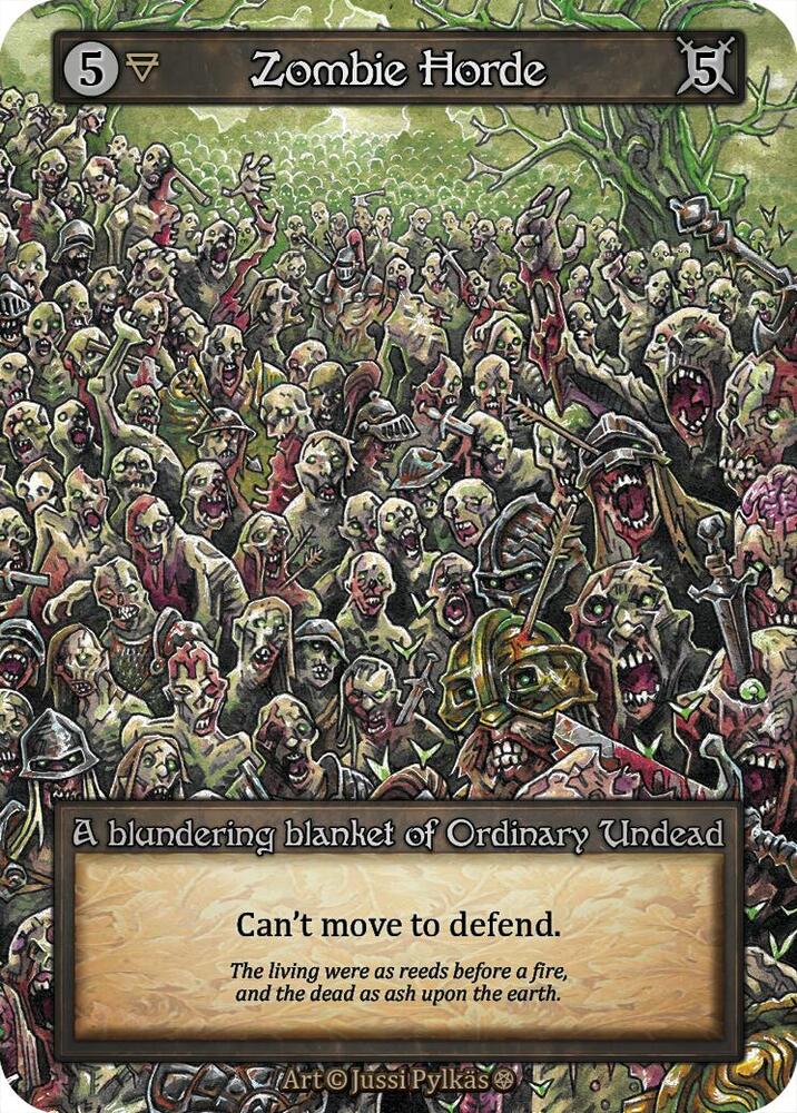 Sorcery: Contested Realm Gothic Zombie Horde Ordinary Near Mint