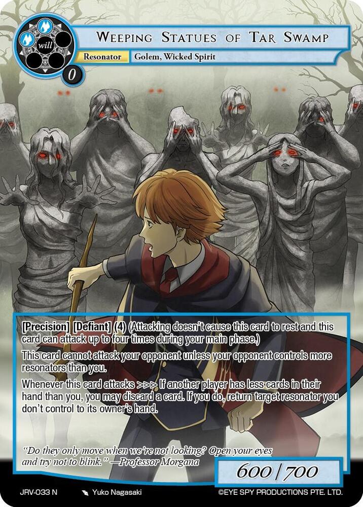 Force of Will Journey to Ravidra Weeping Statues of Tar Swamp JRV-033 N Normal Near Mint