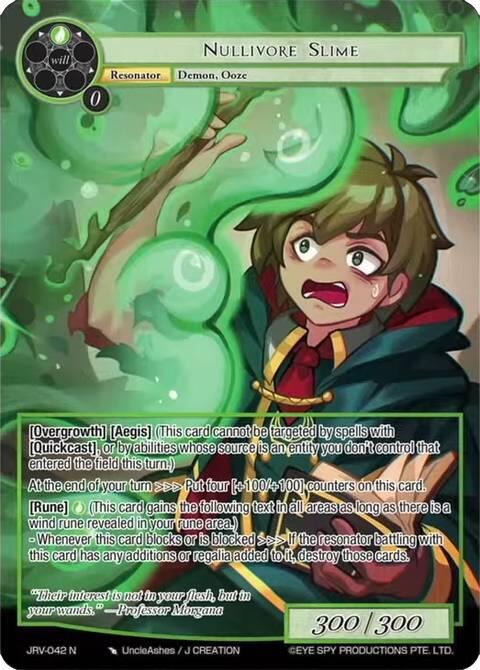 Force of Will Journey to Ravidra Nullivore Smile JRV-042 N Normal Near Mint