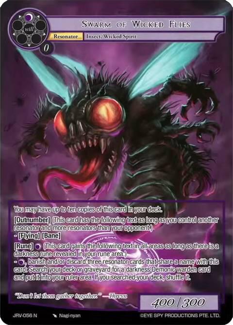Force of Will Journey to Ravidra Swarm of Wicked Flies JRV-056 N Normal Near Mint