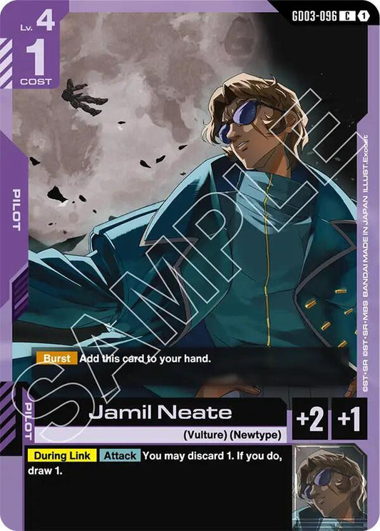 Gundam Card Game Steel Requiem Jamil Neate GD03-096 Common Near Mint