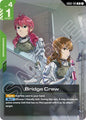 Gundam Card Game Steel Requiem Bridge Crew GD03-105 Rare Near Mint Holofoil