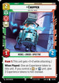 Star Wars: Unlimited A Lawless Time Chopper - Spectre Three 55/264 Uncommon Near Mint