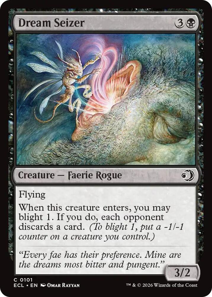 Magic Lorwyn Eclipsed Dream Seizer 101 C Near Mint Foil