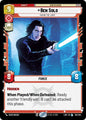Star Wars: Unlimited A Lawless Time Ben Solo - Facing the Light 185/264 Legendary Near Mint