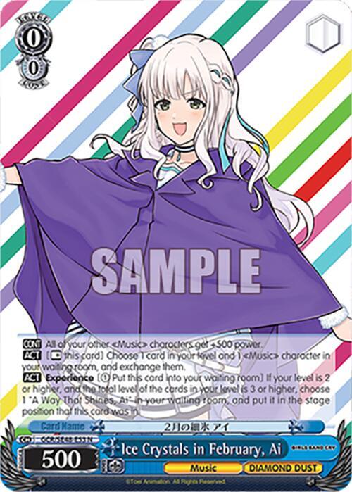 Weiss Schwarz Girls Band Cry Premium Booster Ice Crystals in February, Ai GCR/SE48-E53 N Normal Near Mint