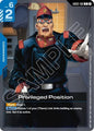 Gundam Card Game Steel Requiem Privileged Position GD03-102 Common Near Mint