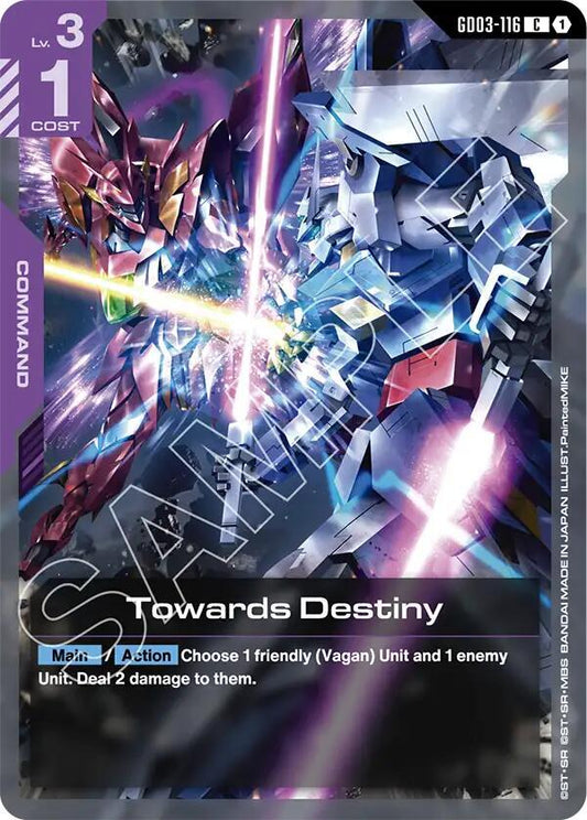 Gundam Card Game Steel Requiem Towards Destiny GD03-116 Common Near Mint