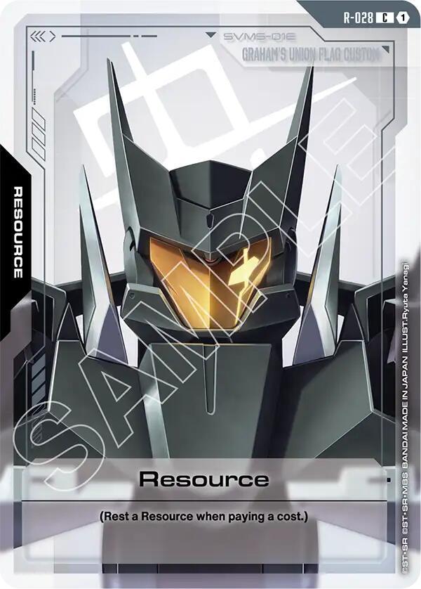 Gundam Card Game Steel Requiem Resource (R-028) R-028 Common Near Mint