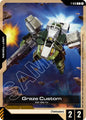 Gundam Card Game Steel Requiem Graze Custom T-016 Common Near Mint