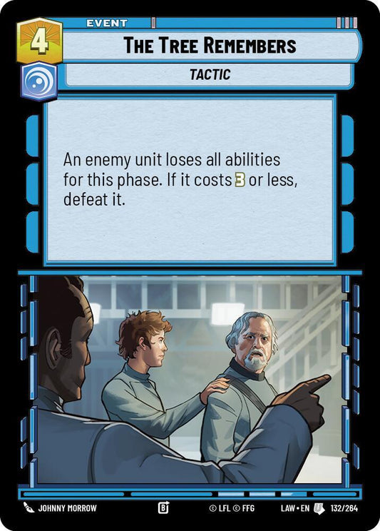 Star Wars: Unlimited A Lawless Time The Tree Remembers 132/264 Uncommon Near Mint