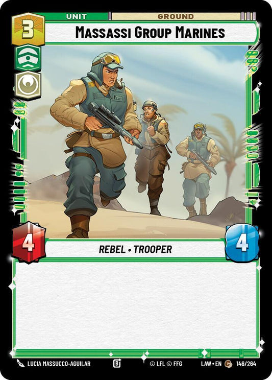 Star Wars: Unlimited A Lawless Time Massassi Group Marines 148/264 Common Near Mint