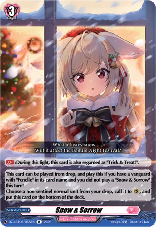 Cardfight Vanguard DZ-LBT02: Lyrical Monasterio Season of Wonders Snow & Sorrow DZ-LBT02/065EN R Near Mint