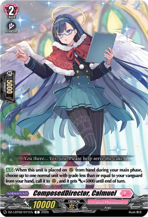 Cardfight Vanguard DZ-LBT02: Lyrical Monasterio Season of Wonders ComposedDirector, Calmuel DZ-LBT02/071EN C Near Mint