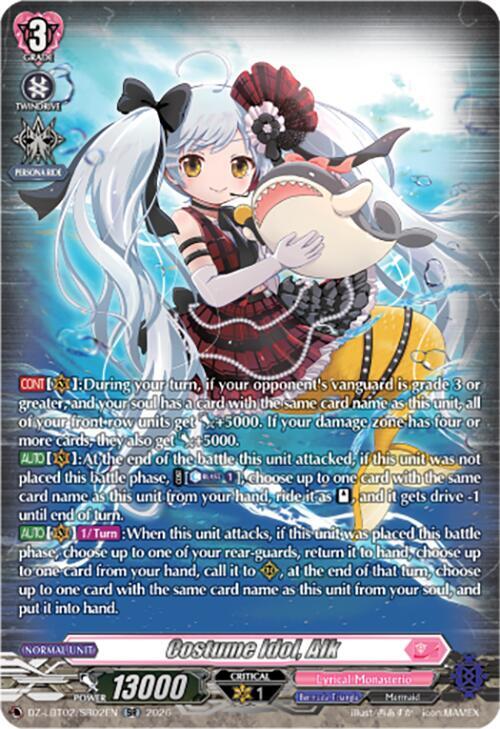 Cardfight Vanguard DZ-LBT02: Lyrical Monasterio Season of Wonders Costume Idol, Alk (SR) DZ-LBT02/SR02EN SR Near Mint