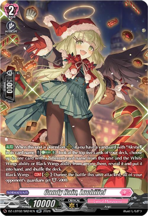 Cardfight Vanguard DZ-LBT02: Lyrical Monasterio Season of Wonders Candy Rain, Luchiliel (SR) DZ-LBT02/SR24EN SR Near Mint
