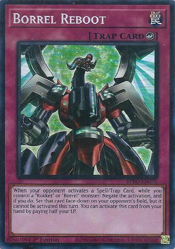 YuGiOh Burst Protocol Borrel Reboot BPRO-EN070 Super Rare Near Mint 1st Edition