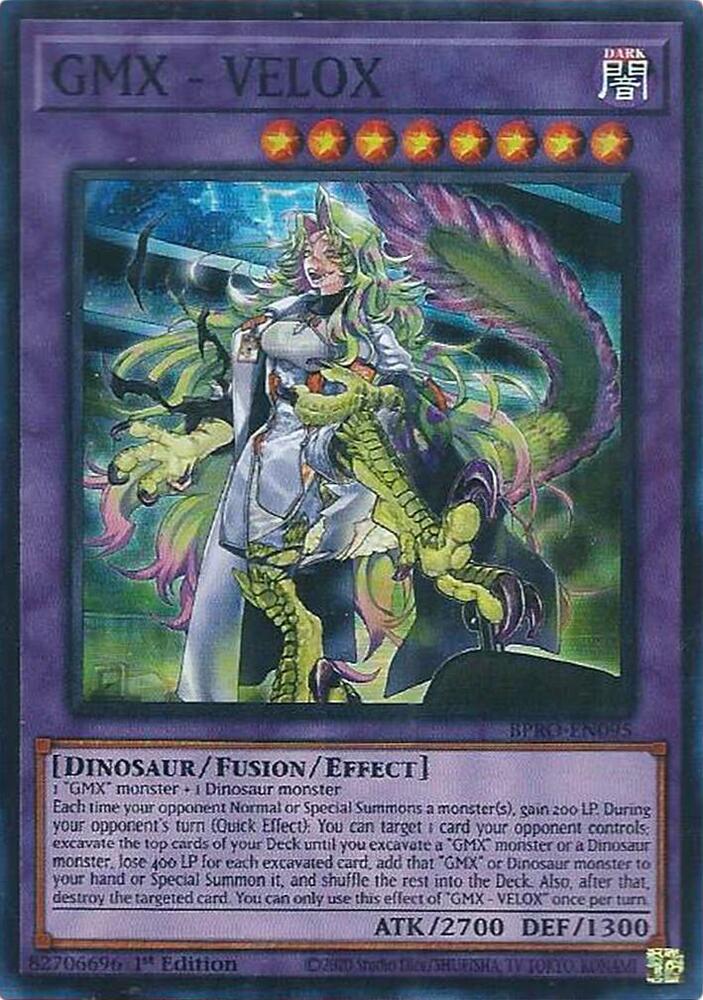 YuGiOh Burst Protocol GMX - VELOX BPRO-EN095 Super Rare Near Mint 1st Edition