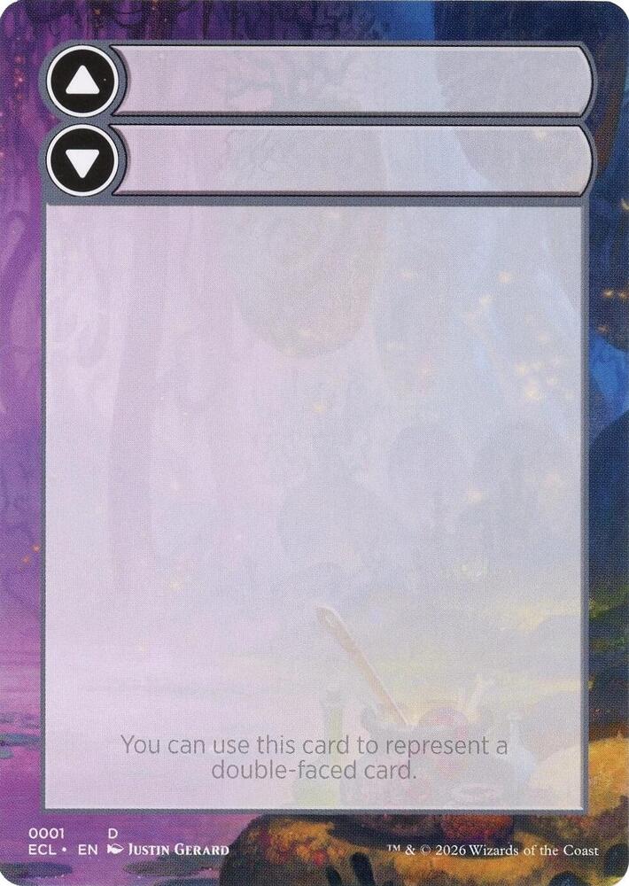 Magic Lorwyn Eclipsed Helper Card 1 T Near Mint